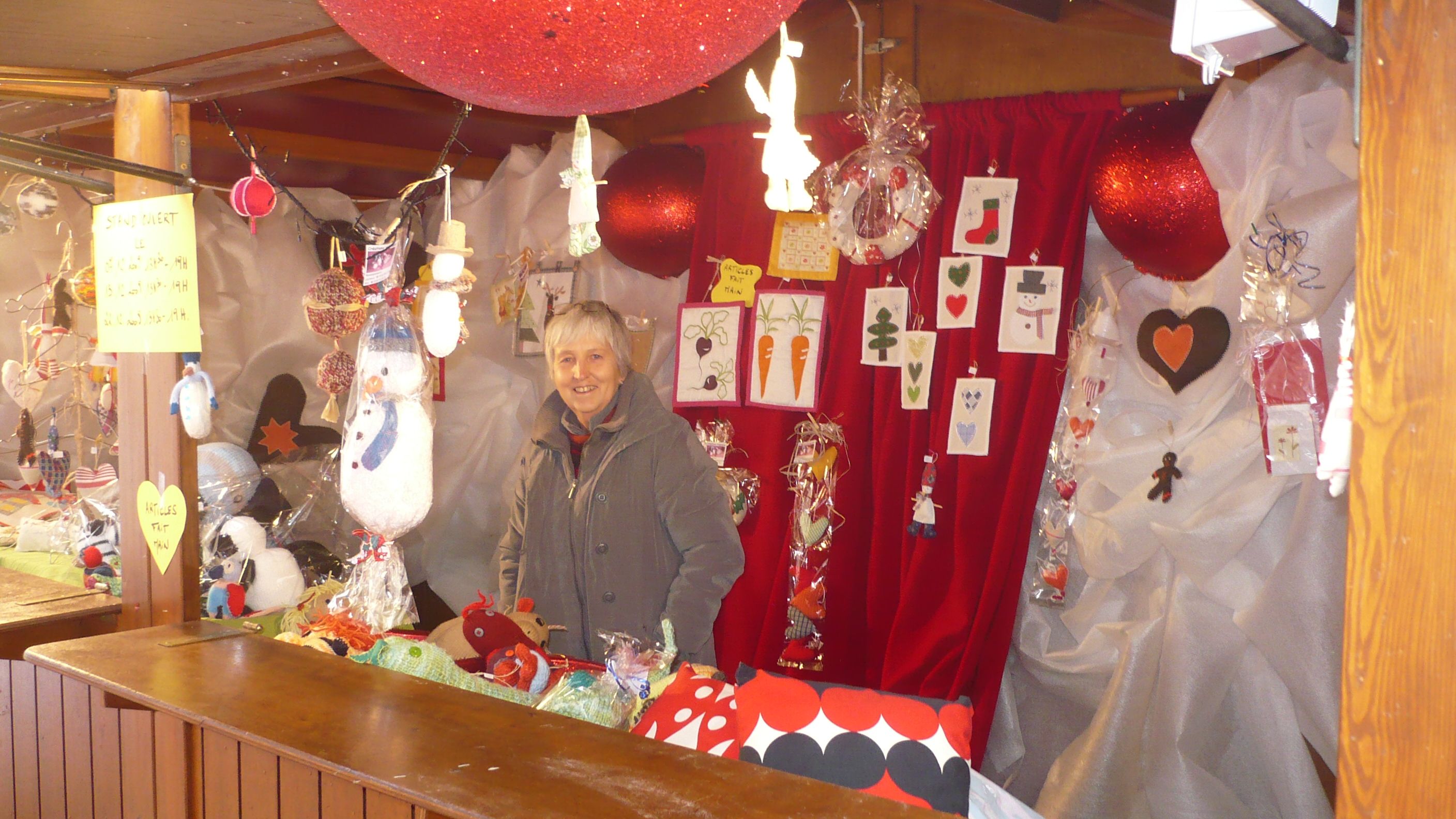 Stand du marché de noel